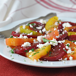 Heirloom Tomato Beet Salad