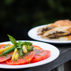 Heirloom Tomato and Bean Salad