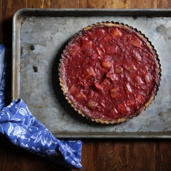 Strawberry Rhubarb Tart