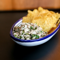 Mushroom, Jalapeño, Cilantro Salsa