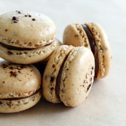 coffee nutella french macarons