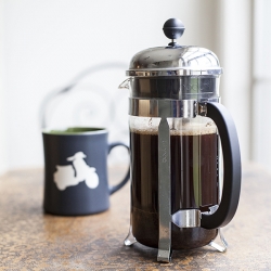 Brewing Coffee with a French Press