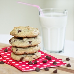 Chewy Milk Chocolate Chip Cookies