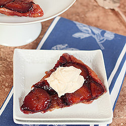 Plum Tarte Tatin