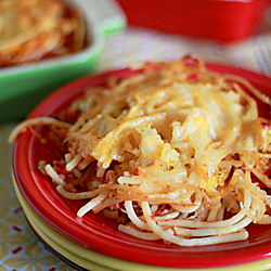 Baked Spaghetti & Spaghetti Squash