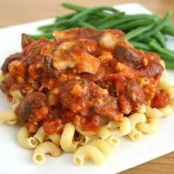 Tempeh & Mushroom Pasta