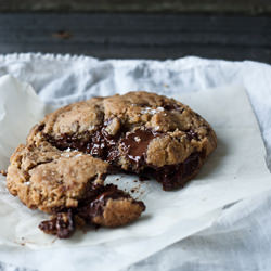 Bittersweet chocolate chip cookies