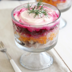 Russian Layered Herring Salad