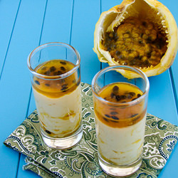 Passion Fruit Mousse Shooters