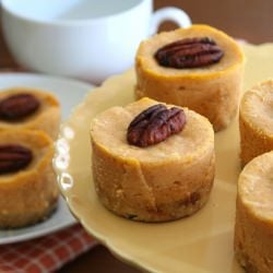 Mini Maple Pumpkin Cheesecakes