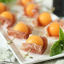 Prosciutto-Cantaloupe Bites