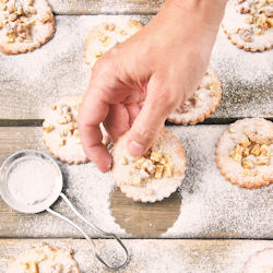 Olive Oil Cookies with Apple