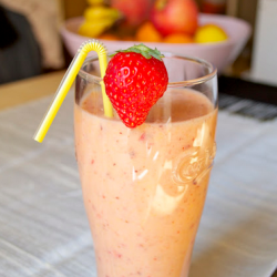 Strawberry Peach Smoothie