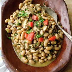 French Country Style White Beans