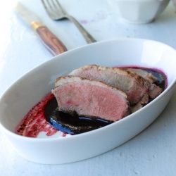 Duck Breast with Concord Sauce