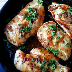 Chicken with Honey-Beer Sauce