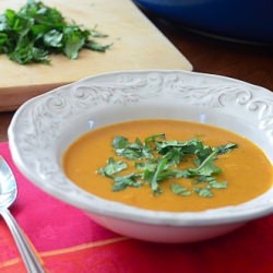 Sweet Potato Coconut Curry Soup