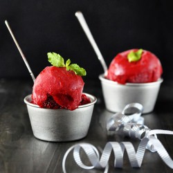 Raw Raspberry Sorbet