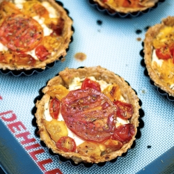 Goat Cheese and Tomato Tartelettes