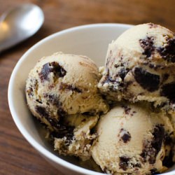 Vanilla Ice Cream with Brownie Bits