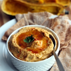 Delicata Squash Chickpea Hummus