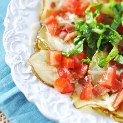 BLT Baked Potato Chip Nachos