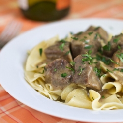 Beef Shank Stroganoff