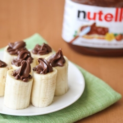 Nutella Stuffed Bananas