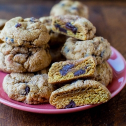 Pumpkin Chocolate Chip Cookies