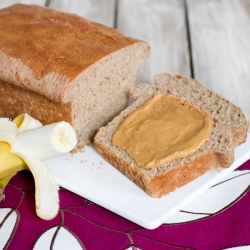 Whole Grain Yeasted Banana Bread