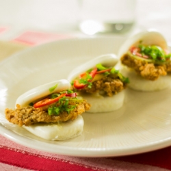 Sticky Steamed Bun Pork Sliders