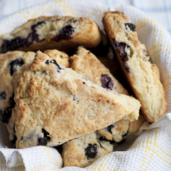 Lemon-Blueberry Ricotta Scones