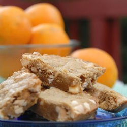 chocolate orange blondies