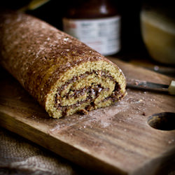 Hazelnut & Nutella Roulade