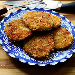 Fried parmesan zucchini