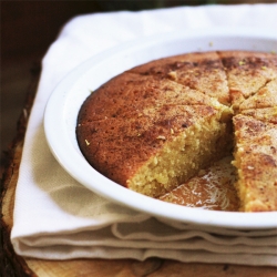 Brown Butter Lemon Friand Cake