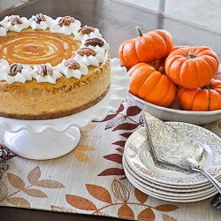 Spiced Pumpkin Cheesecake