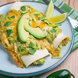 Chicken and Avocado Enchiladas