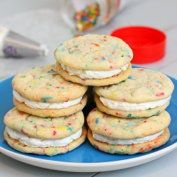 Funfetti Sandwich Cookies