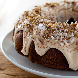 Cranberry Oat Spice Cake