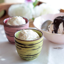 Coconut ice cream