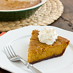 Pumpkin Gingersnap Pie