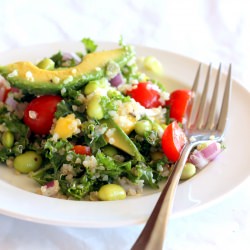 Kale, Quinoa, and Edamame Salad