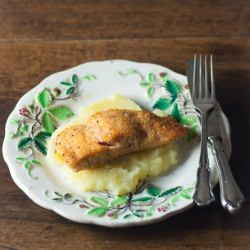 Breaded Salmon with Herbs