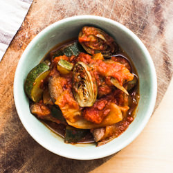 a simple artichoke stew