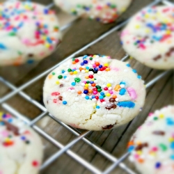 Cake batter sugar cookies