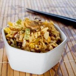 Spicy Garlic Fried Rice