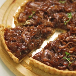 Caramelized onion tart