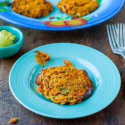 Sweet Potato & Zucchini Fritters