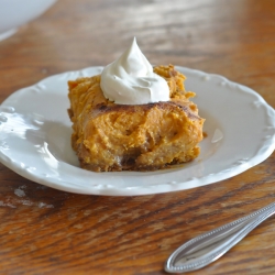 Pumpkin Spice Chess Cake